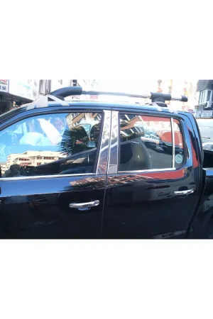 Volkswagen Amarok Krom Cam Çıtası Ve Kapı Direk Aksesuarı 10 P.