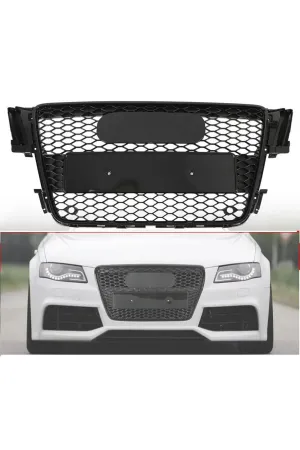 Audi a5 rs5 ön panjur ızgara 2008 / 2011 B8 pianoblack thumb 2