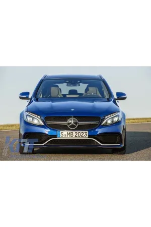 Mercedes W205 C63 ön tampon ve panjur seti amg 2014+ thumb 2