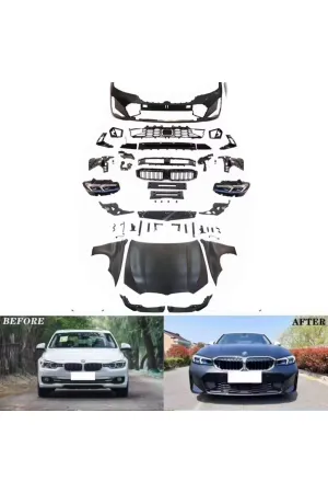 Bmw f30 to g20 lci dönüşüm body kit seti full facelift 2012 / 2018 thumb 3