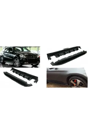 Mrcedes W166 ML Yan Basamak 2012 - 2017 Model Arası Oem Style Siyah thumb 3