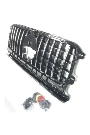 Mercedes w464 ön panjur ızgara far çerçevesi braketi ve logo thumb 2