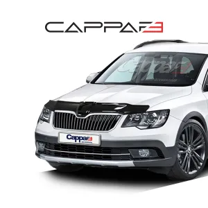 Skoda SuperB 2013 Yılı Ve Sonrası Uyumlu Ön Kaput Rüzgarlık 4mm - Görsel 4