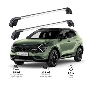 KIA NIRO 2017-sonrası TRX2 Thunder Carrier Ara Atkı Gri thumb 1