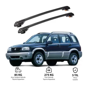 SUZUKI GRAND VITARA 2005-2014 TRX1 Thunder Carrier Kilitli Ara Atkı Siyah thumb 1