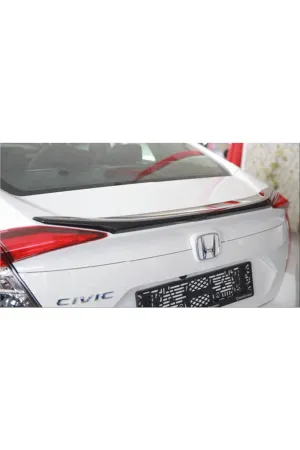 Honda civic fc5 uyumlu bagaj üstü spoiler boyasız 2016+