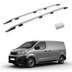 Turtle Peugeot Expert (Mk3) 2017-2025 / Uzun Şasi Tavan Çıtası Crown Gri