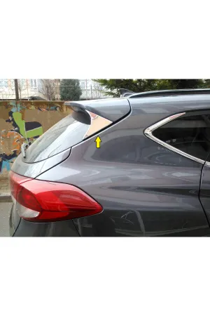 Hyundai Tucson 2015-2017 Krom Arka Tavan Köşe Üçgen Çıtası 2 P.