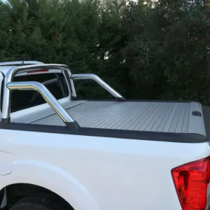 Maximus Top Rollbar Nissan NP300 Navara Çelik Rollbar Kasa Koruma (Krom) - Görsel 2