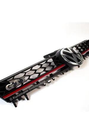 AUTOGP Vw golf 7 mk7 gti ön panjur ızgara kırmızı şeritli 2012+ thumb 3