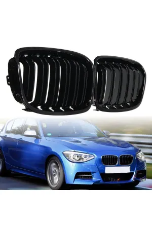 AUTOGP Bmw F20 lci ön panjur böbrek ızgara piano black 2016+ thumb 3