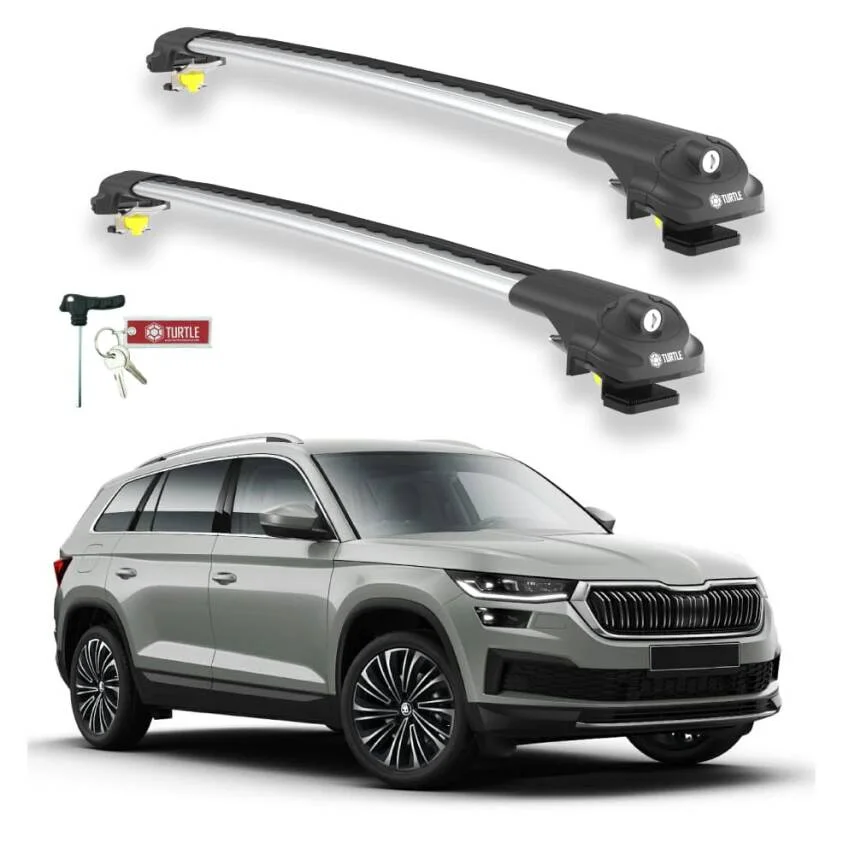Turtle Skoda Kodiaq (Ns7) 2017-2023 Ara Atkı Air1 Gri