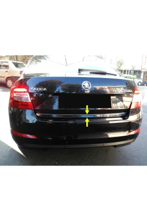 Skoda Octavia A7 2013-2017 Krom Bagaj Altı Çıtası Aksesuarı