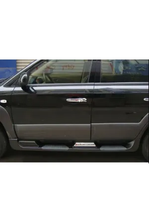 Hyundai Tucson Uyumlu 2004 2014 Yan Basamak Side Step Oem Style Black