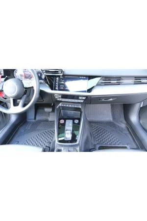 Audi A3 HB / SD TFSI e 2021+ Uyumlu Sahler Araca Özel 4.5D Havuzlu Oto Paspas - Audi A3 - Görsel 3