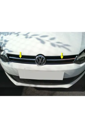 Volkswagen Polo 2010-2013 Krom Ön Panjur Aksesuarı 2 Parça