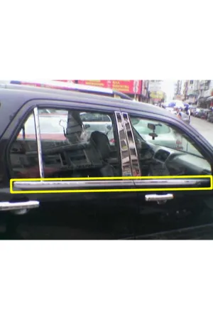 Honda Crv 2002-2006 Krom Cam Çıtası Aksesuarı 4 Parça P. Çelik