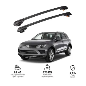 VOLKSWAGEN TOUAREG 2011-2018 TRX1 Thunder Carrier Kilitli Ara Atkı Siyah thumb 1