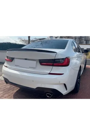 Bmw g20 bagaj üstü spoiler m performance pianoblack 2019+ thumb 2