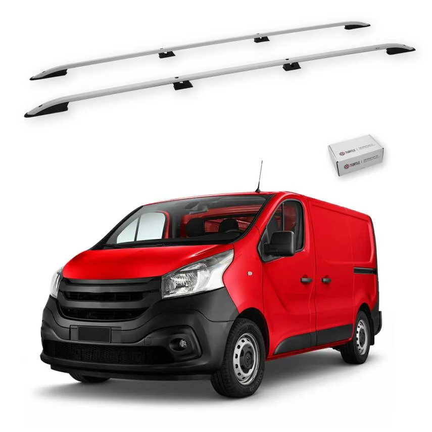 Renault Trafic (X82) 2014-2025 / Uzun Şasi Tavan Çıtası Crown Gri