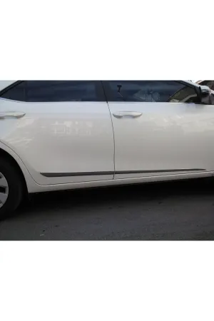Toyota Corolla 2013-2018 Krom Geniş Yan Kapı Çıtası Aksesuarı 4 P