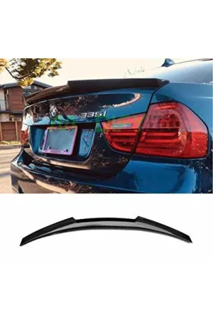 Bmw E90 m3 bagaj üstü spoiler yarasa tip pianoblack boyalı 2006 / 2012