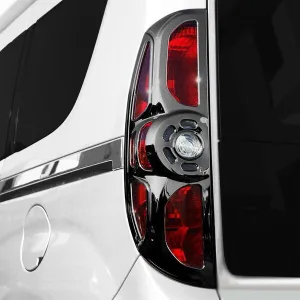 OMSA Fiat Doblo 2 Siyah Krom Stop Çerçevesi 2 Parça Abs 2010-2014 Arası - Görsel 3