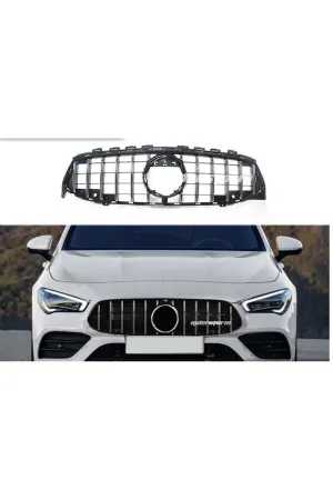 AUTOGP Mercedes w118 cla gtr ön panjur ızgara seti amg 2019 / 2023 thumb 2