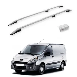Turtle Peugeot Tepee Expert (Mk2) 2006-2016 / Uzun Şasi Tavan Çıtası Crown Gri
