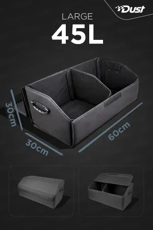 Araba Bagaj Çantası – 60x30x30cm Oto Bagaj Organizer Kapaklı Cırtlı Düzenleyici thumb 3