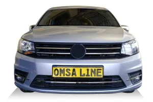 OMSA VW Caddy Minivan Krom Ön Tampon Çıtası 3 Parça 2015-2019 Arası - Görsel 2