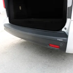 Citroen Jumpy 2017- Yılı ve Sonrası Uyumlu Arka Tampon Eşiği Mat - Görsel 2