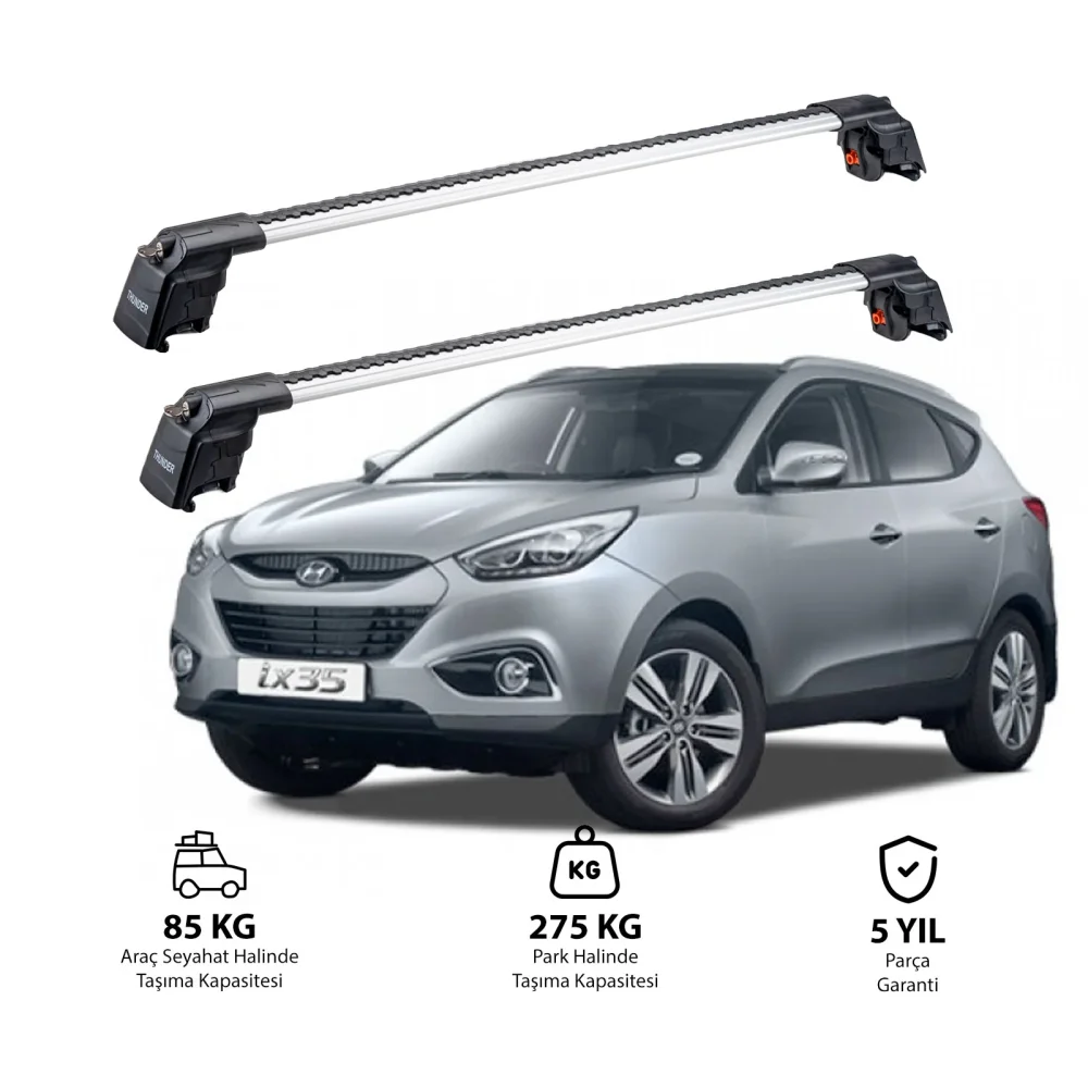 HYUNDAI IX-35 2010-2015 TRX2 Thunder Carrier Ara Atkı Gri