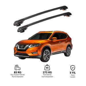 NISSAN X-TRAIL 2014-2020 TRX1 Thunder Carrier Kilitli Ara Atkı Siyah thumb 1