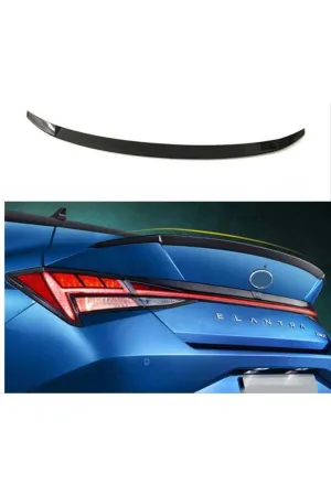 Hyundai elantra spoiler pianoblack 2021+ thumb 4