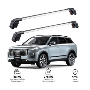 JAECOO 7 2024 - Sonrası TRX2 Thunder Carrier Ara Atkı Gri thumb 1