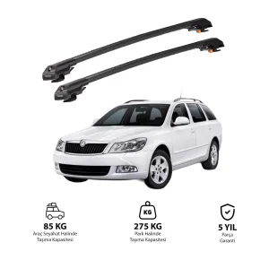 SKODA OCTAVIA 2004-2012 TRX1 Thunder Carrier Kilitli Ara Atkı Siyah thumb 1