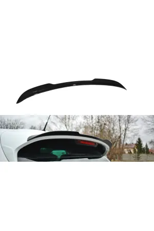 Renault clio 4 bagaj üstü spoiler pianoblack boyalı 2012 / 2019 thumb 2