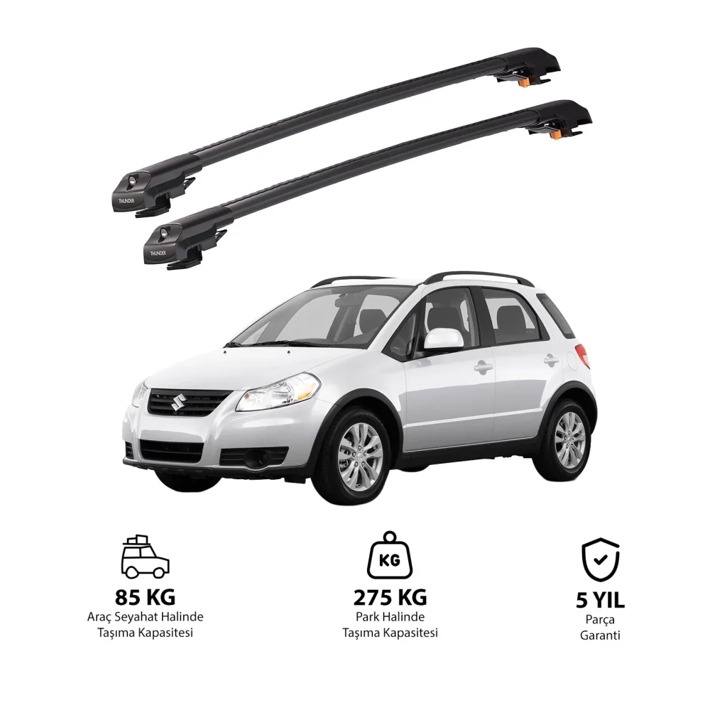 SUZUKI SX4 2006-2013 TRX1 Thunder Carrier Kilitli Ara Atkı Siyah