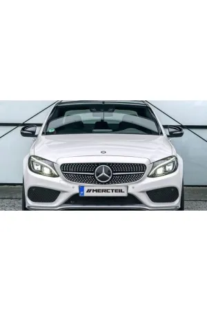 AUTOGP Mercedes w205 diamond amg ön panjur ızgara seti 2014 / 2018 c serisi thumb 2