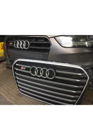 Audi a4 s4 ön panjur ızgara siyah 2012 / 2015 B8 thumb 3