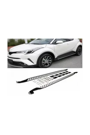 Toyota C-Hr Uyumlu Yan Basamak 2016- Side Step Bmw Style