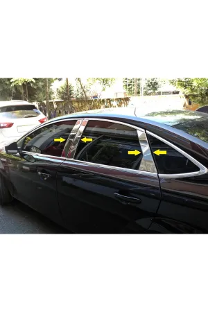 Ford Mondeo 2008-2014 Krom Kapı Direk Aksesuarı 6 Parça P. Çelik