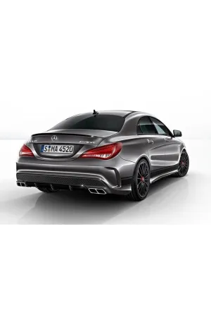Mercedes cla bagaj üstü spoiler w117 pianoblack boyalı thumb 2