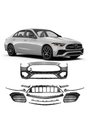 Mercedes W206 c63 amg ön tampon 2020+ thumb 2