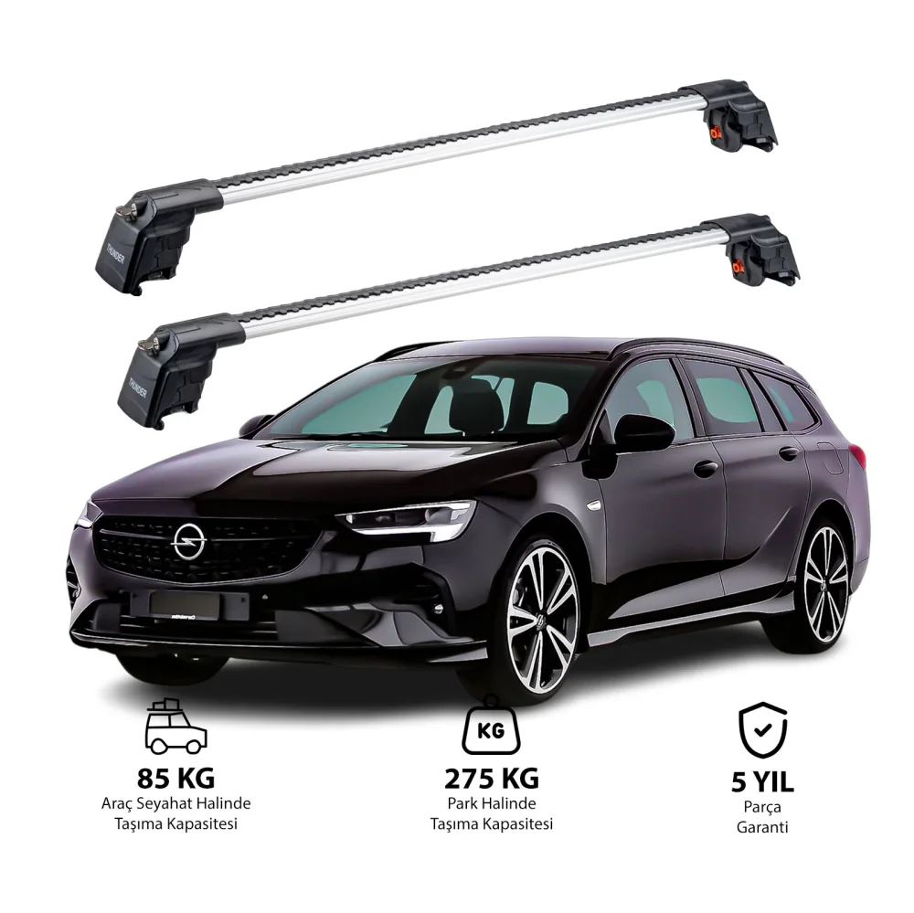 OPEL INSIGNIA SPORT TOURER 2009-2017 TRX2 Thunder Carrier Ara Atkı Gri