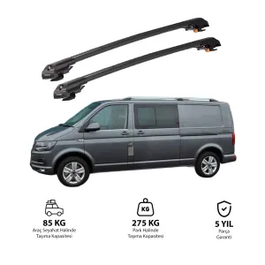 VOLKSWAGEN MULTIVAN 2016 ve Sonrası TRX1 Thunder Carrier Kilitli Ara Atkı Siyah thumb 1
