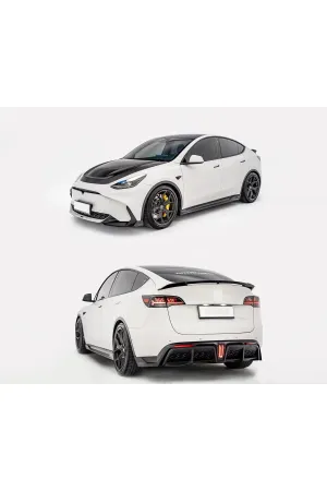 tesla model y loong flame body kit tampon ekleri thumb 2