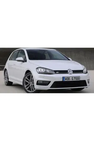 Vw golf 7 mk7 rline ön panjur ızgara krom şeritli 2012+ thumb 3