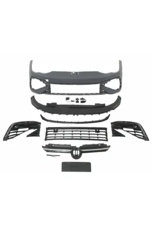 Vw golf 8 r body kit tampon ve panjur seti 2021+ thumb 2